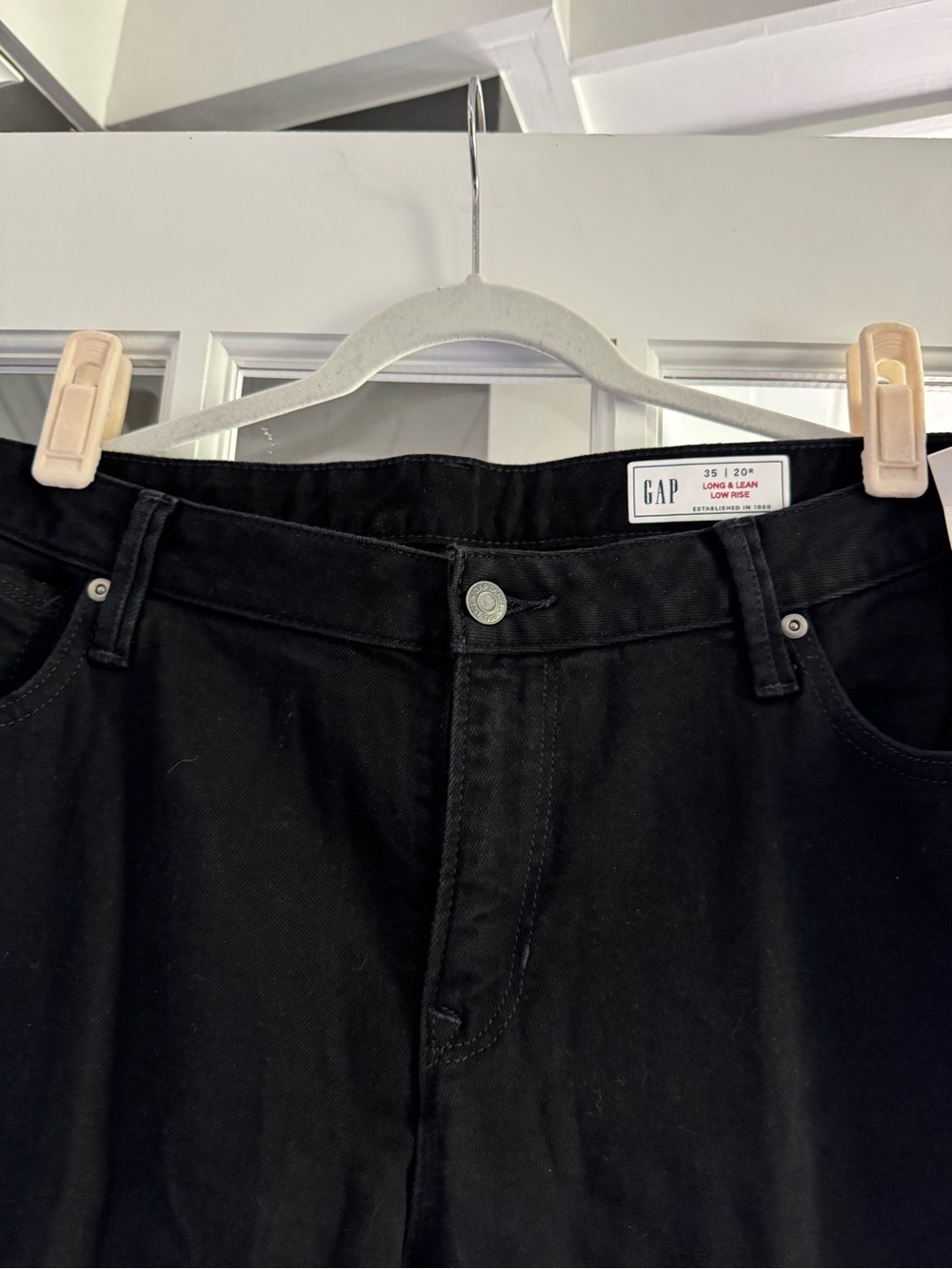 NWT GAP Long & Lean Low Rise Black Jeans - Picture 4 of 6